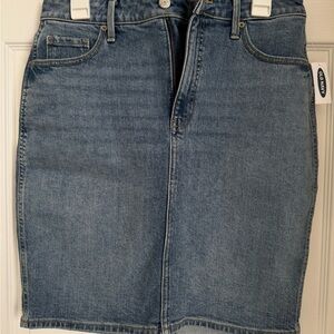Old Navy Classic Blue Denim Skirt